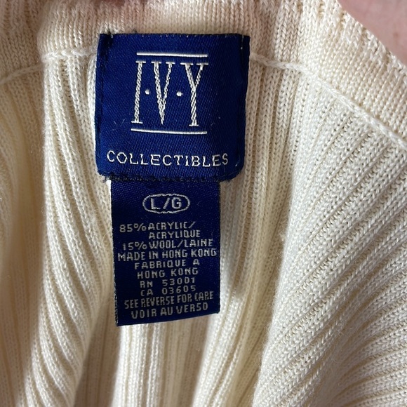Ivy Collectibles turtleneck ribbed sweater - Picture 6 of 6